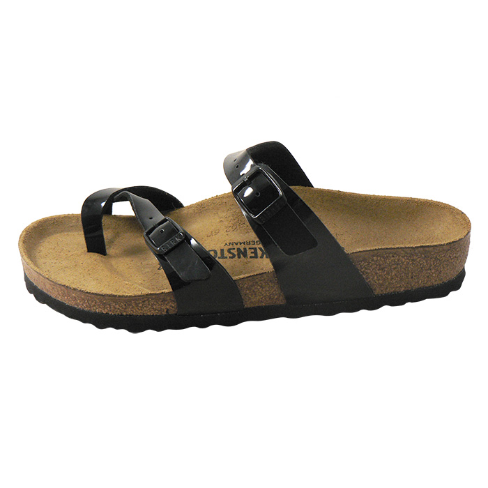 Mayari Birko Flor (REGULAR FIT) - Black Patent - SUNA Shoes & Accessories