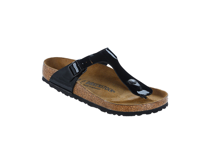 Gizeh Birko Flor - Black Patent (REGULAR FIT) - Image 2