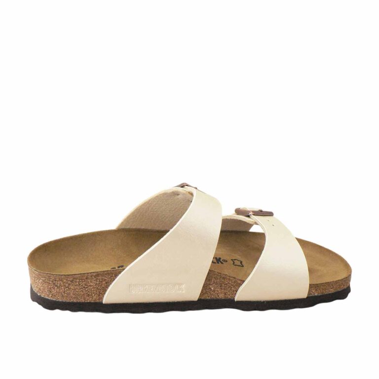 Sydney Birko Flor (REGULAR FIT) - Graceful Pearl White - SUNA Shoes & Accessories