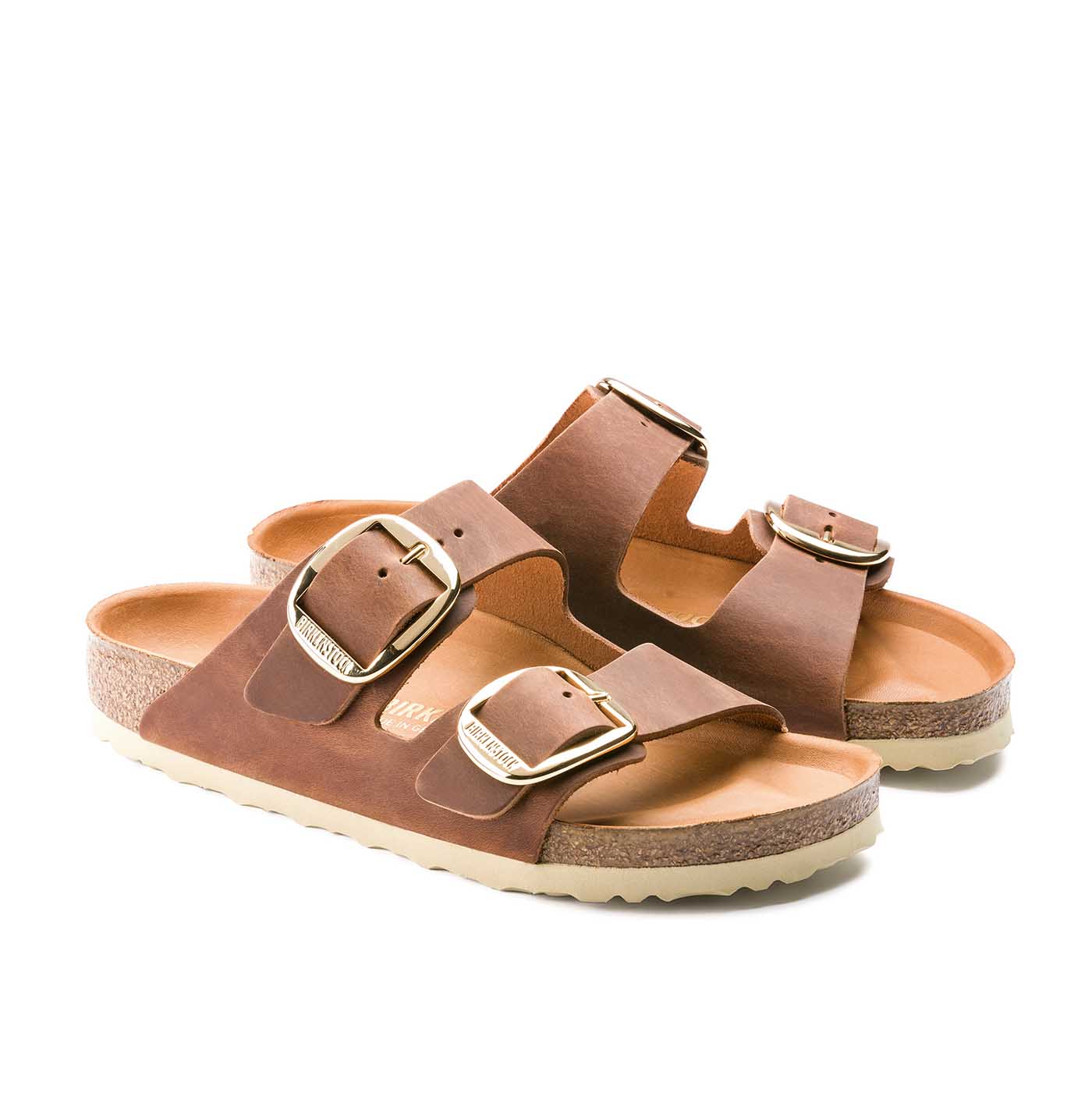 Arizona Big Buckle Oiled Leather - Cognac (REGULAR FIT) - Image 4