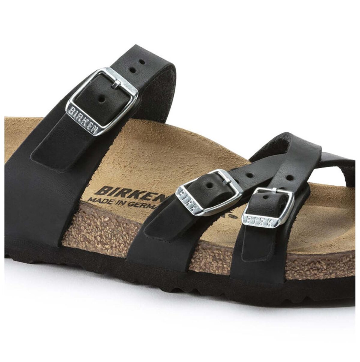 Franca Oiled Leather - Black (NARROW FIT) - Image 4