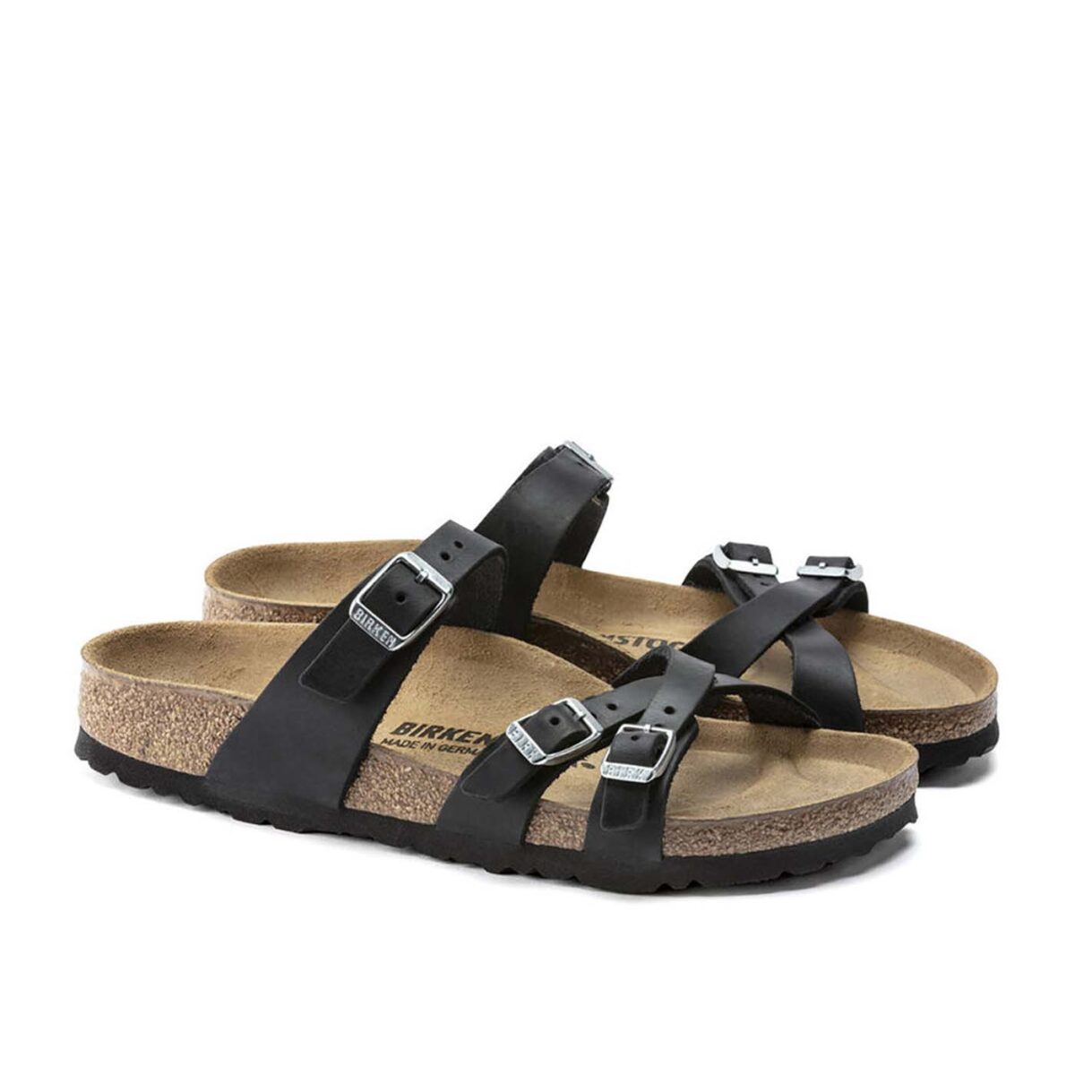 Franca Oiled Leather - Black (NARROW FIT) - Image 5