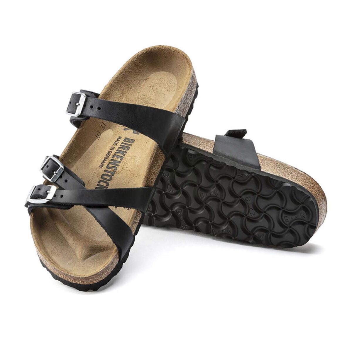 Franca Oiled Leather - Black (NARROW FIT) - Image 6