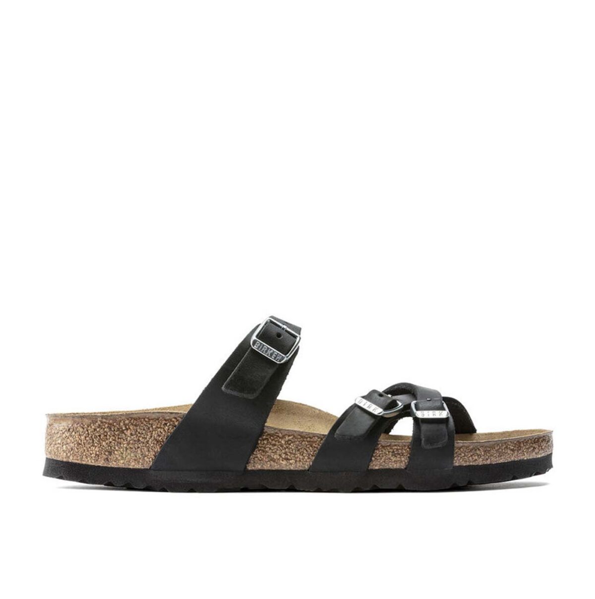Franca Oiled Leather - Black (NARROW FIT) - Image 7
