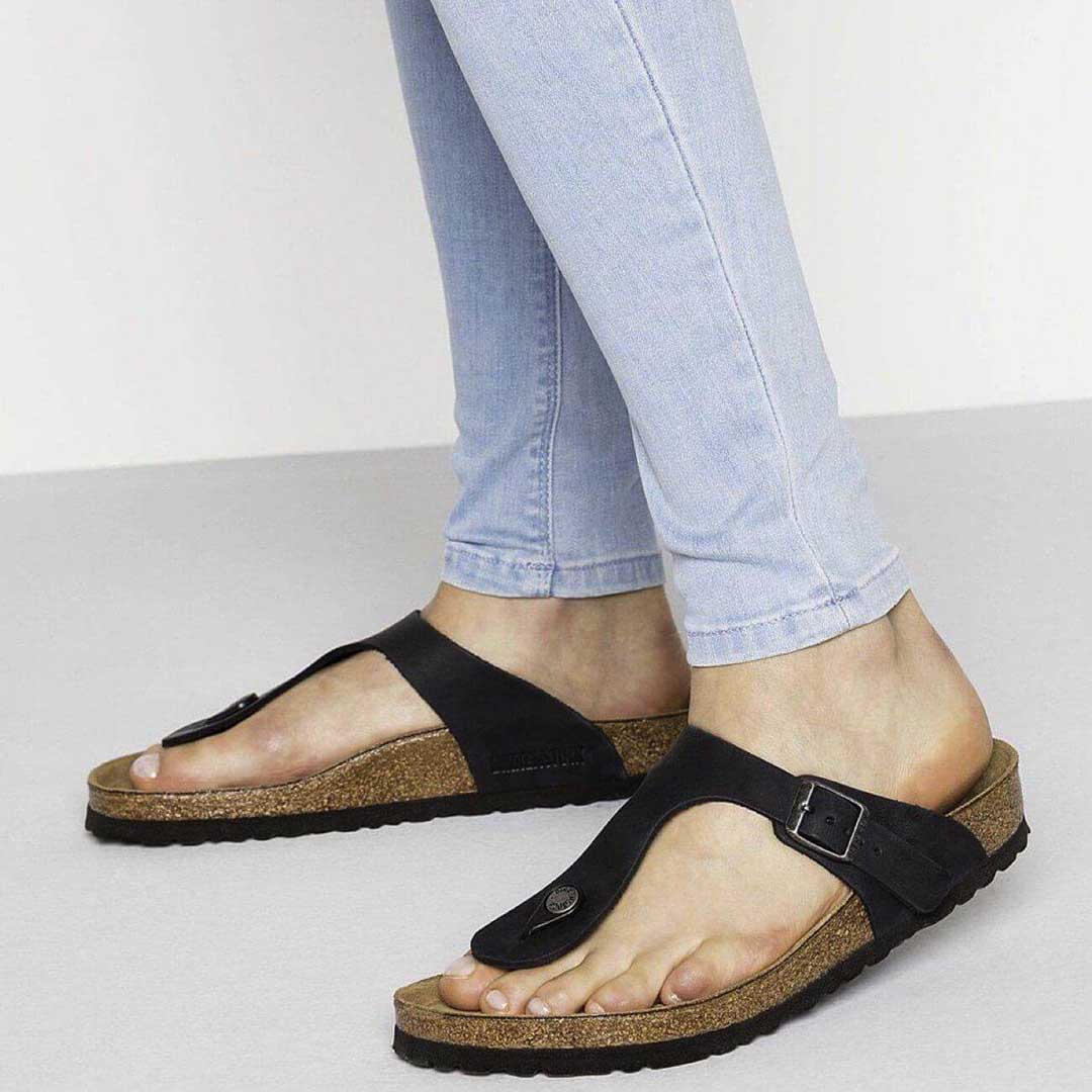 Gizeh Oiled Leather - Black (REGULAR FIT) - Image 7