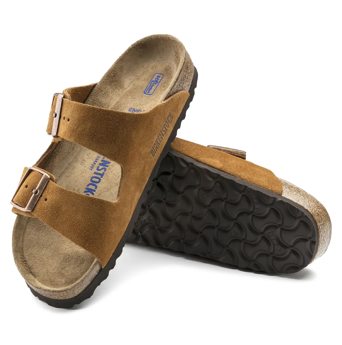 Arizona Suede Leather Soft Footbed - Mink (REGULAR FIT) - Image 3