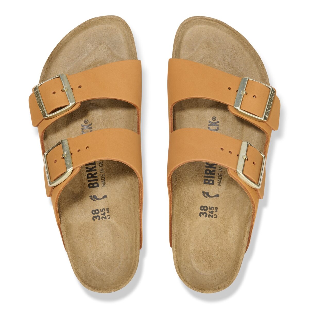 Arizona Nubuck Leather (NARROW FIT) - Burnt Orange - Image 5