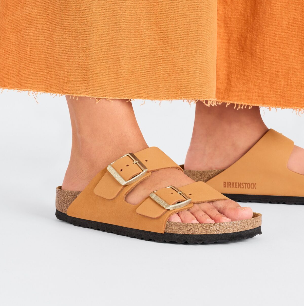 Arizona Nubuck Leather (NARROW FIT) - Burnt Orange - Image 3