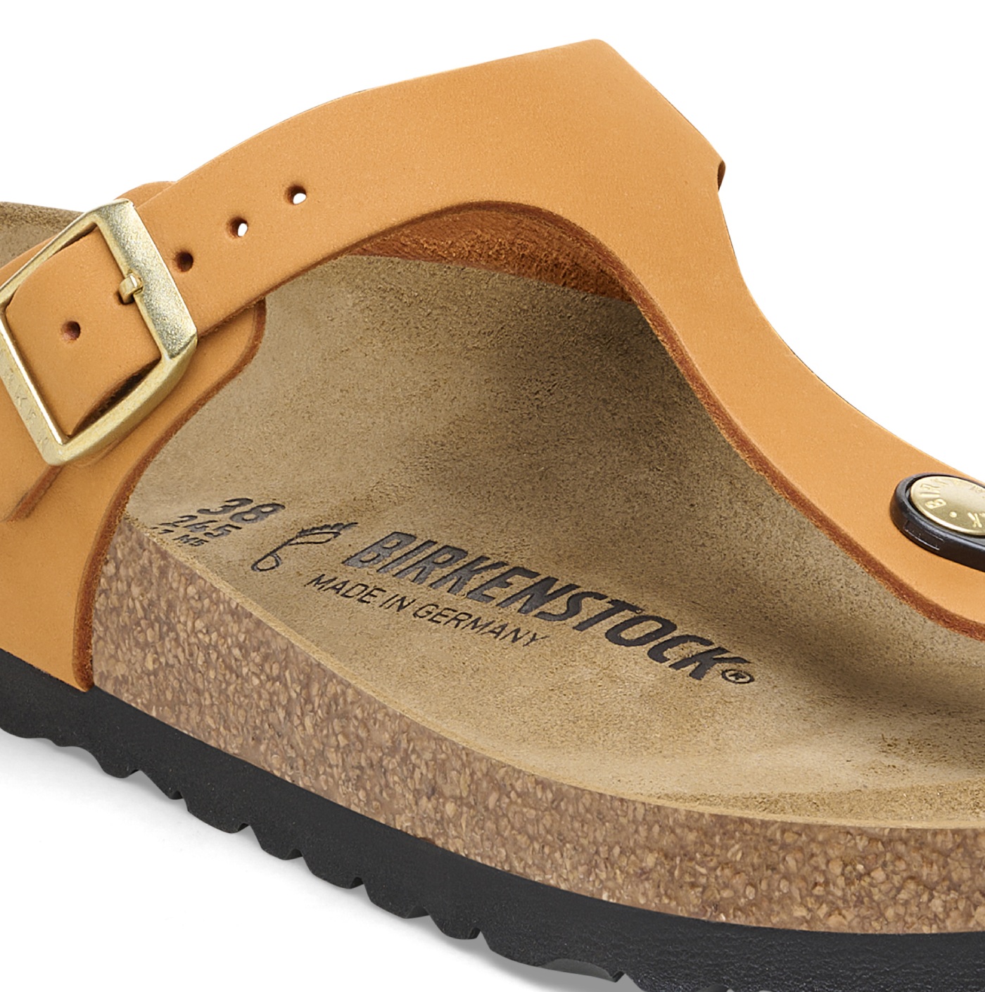 Gizeh Nubuck Leather (REGULAR FIT) - Burnt Orange - Image 4
