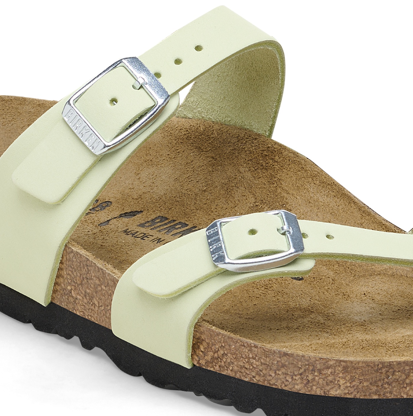 Mayari Nubuck Leather - Faded Lime (REGULAR FIT) - Image 2