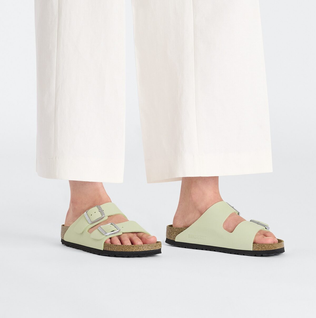Arizona Nubuck Leather (NARROW FIT) - Faded Lime - Image 6