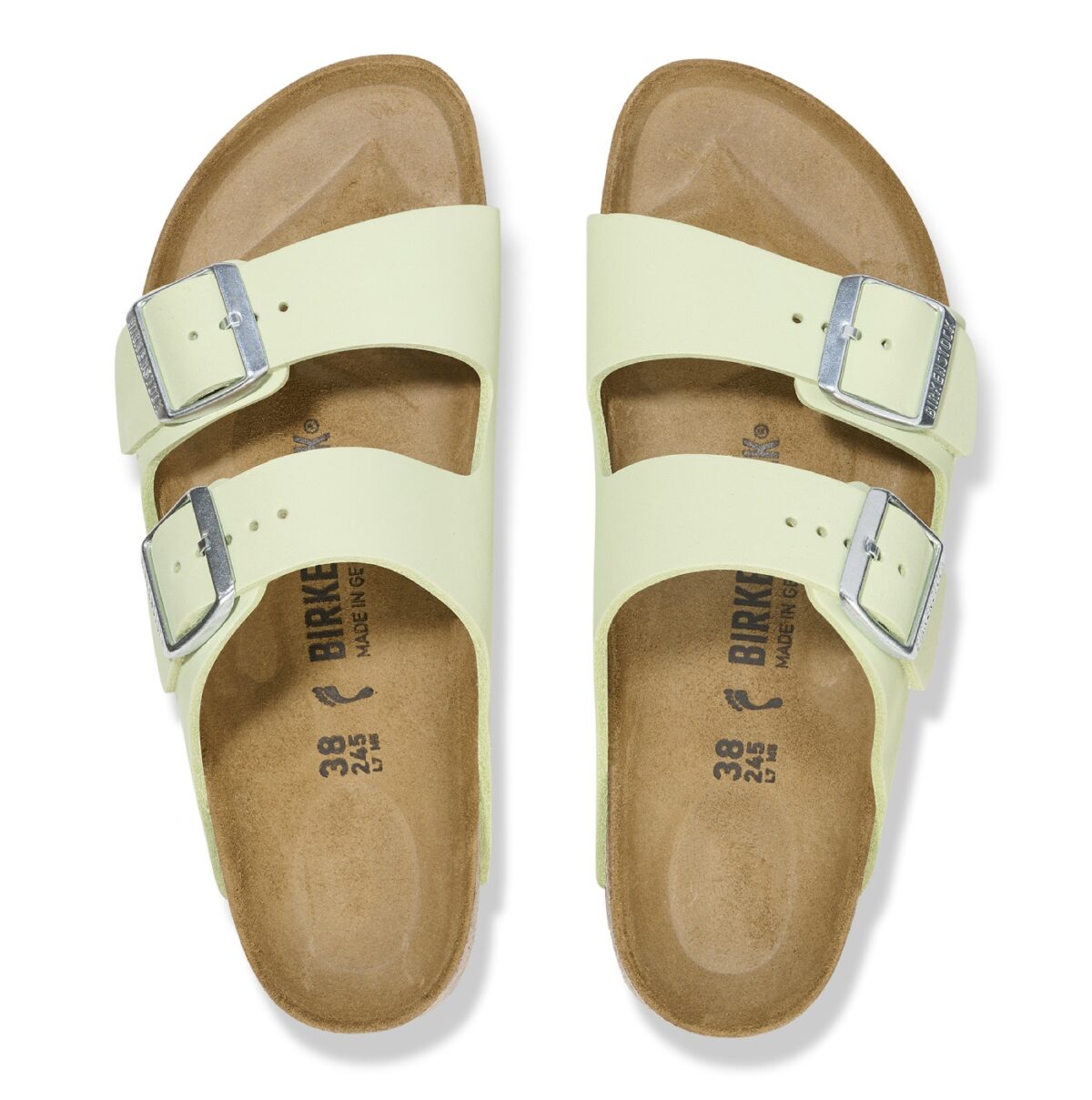 Arizona Nubuck Leather (NARROW FIT) - Faded Lime - Image 8