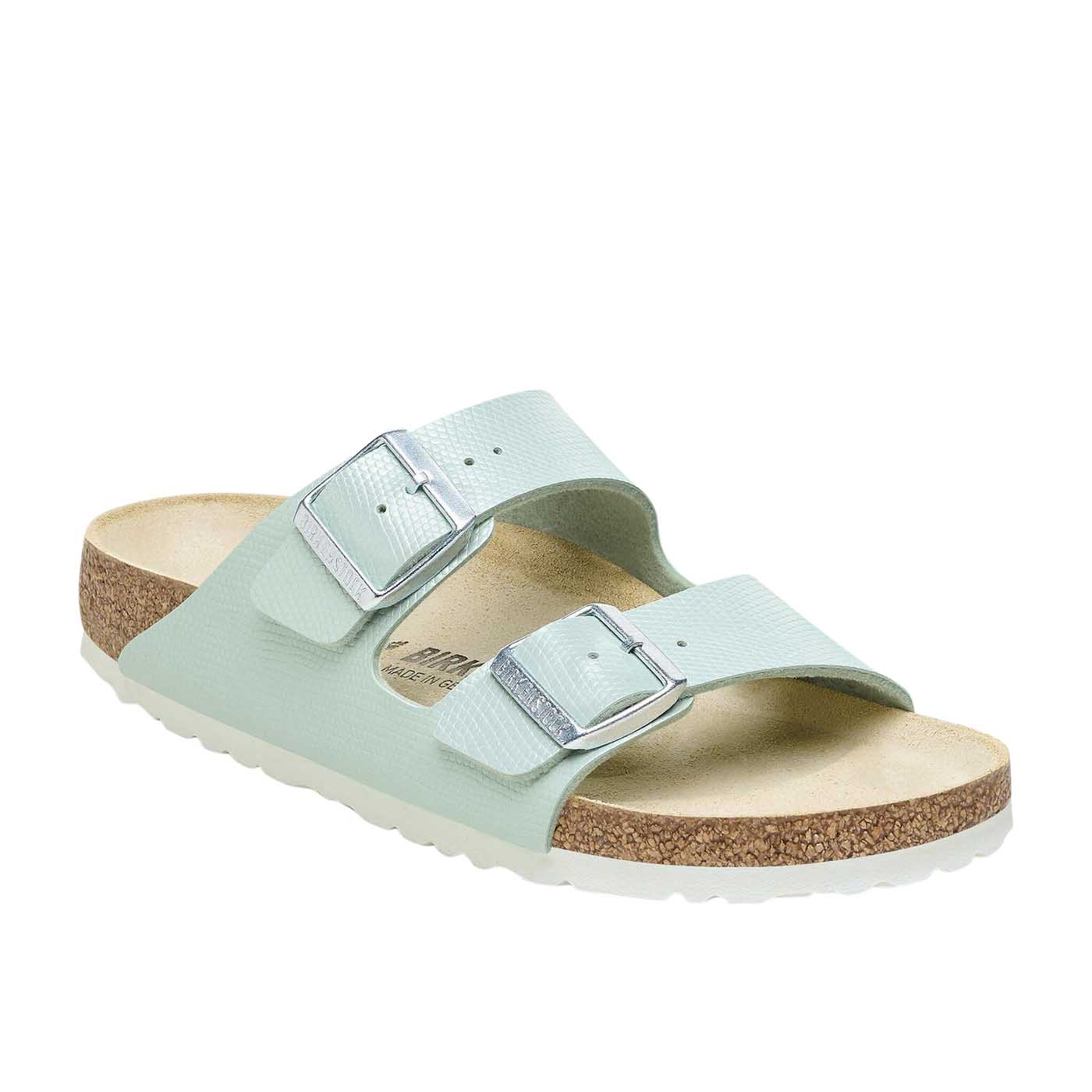 Arizona Shiny Embossed Birko Flor - Surf Green (NARROW FIT)