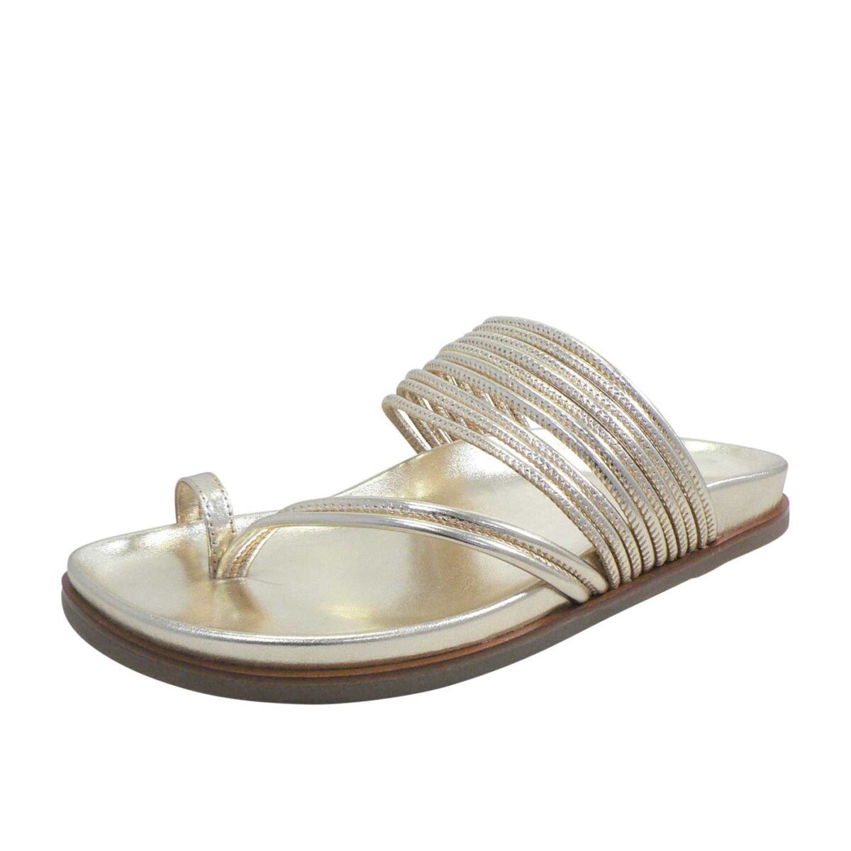 Carmelle Soft Gold Leather Sandals main image 1