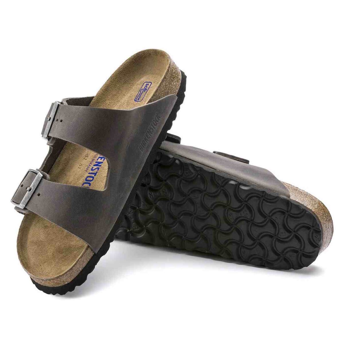 Arizona Oiled Leather Soft Footbed (REGULAR FIT) - Iron - Image 5
