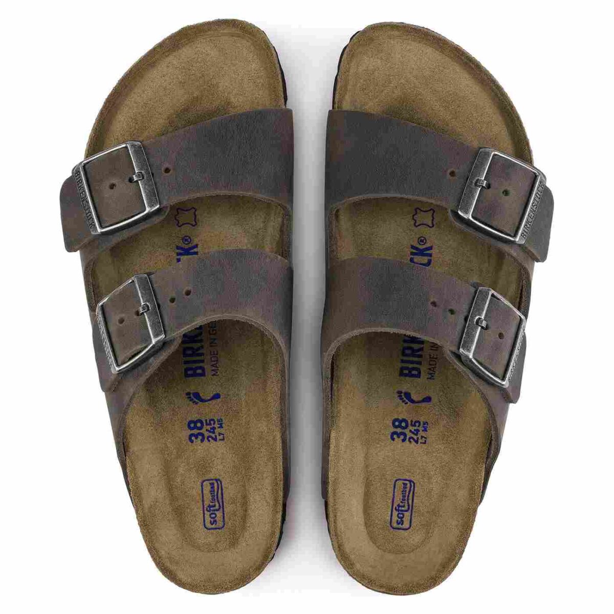 Arizona Oiled Leather Soft Footbed (REGULAR FIT) - Iron - Image 7