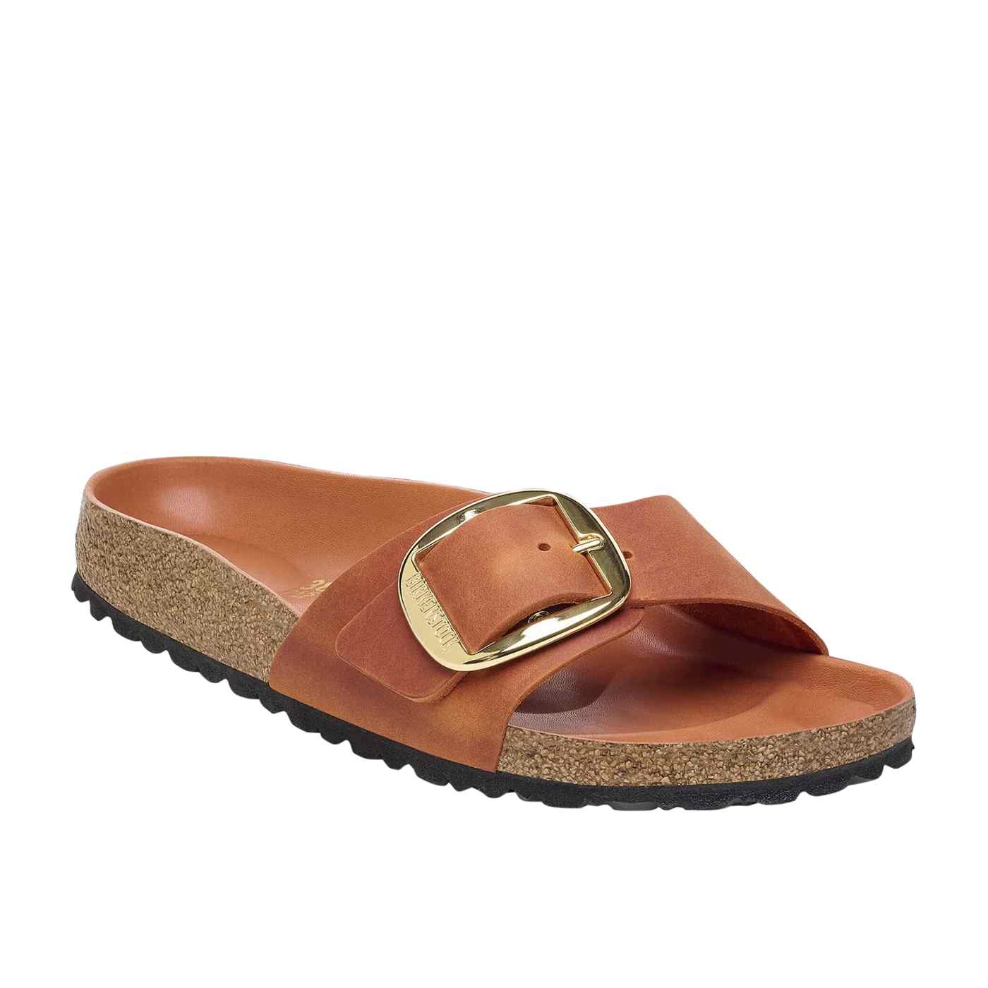 Madrid Big Buckle Oiled Leather (REGULAR FIT) Burnt Orange