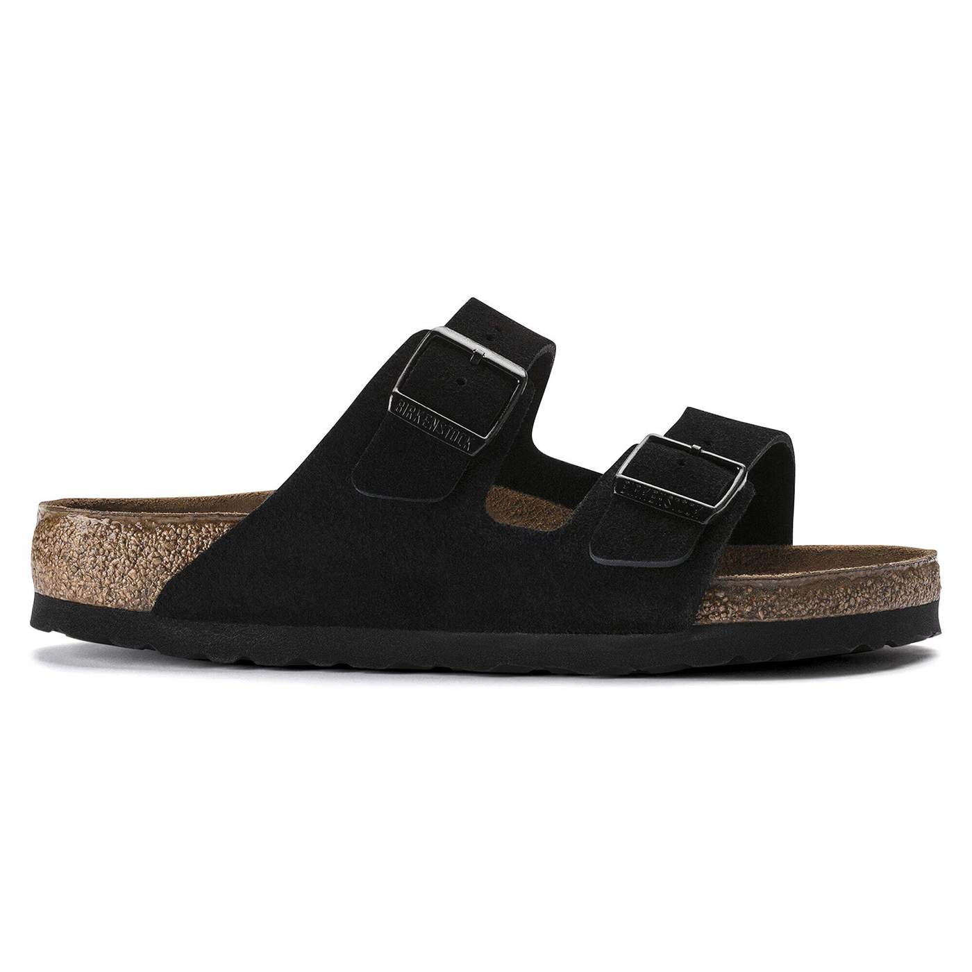 Arizona Suede Leather Soft Footbed - Black (REGULAR FIT) - Image 2