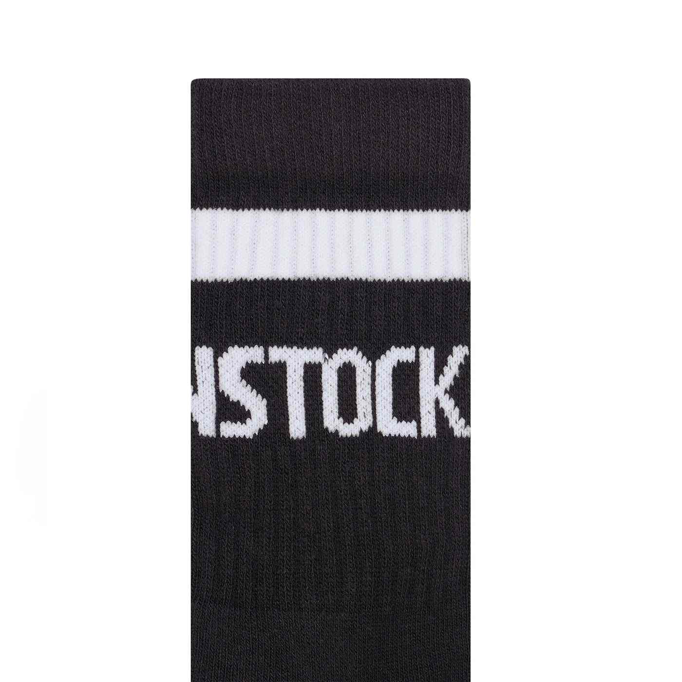 Cotton Crew Stripe - Black/White - Image 2