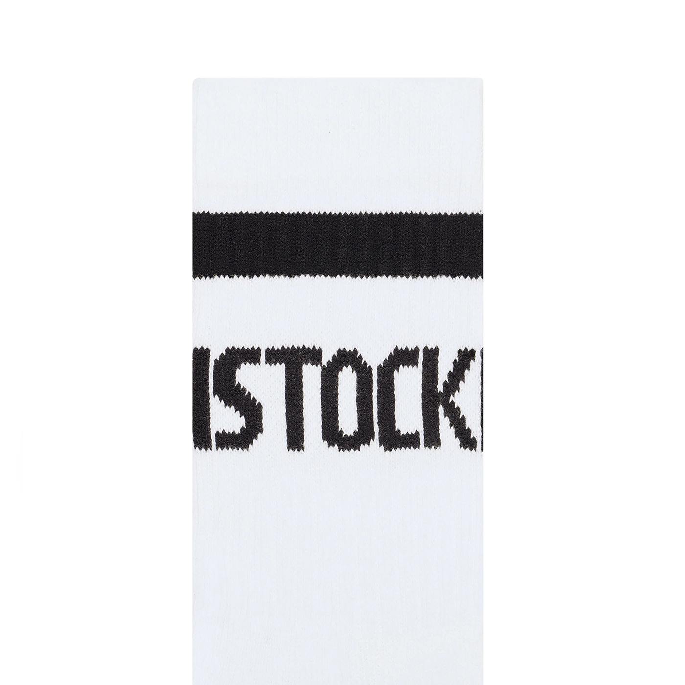 Cotton Crew Stripe - White/Black - Image 2
