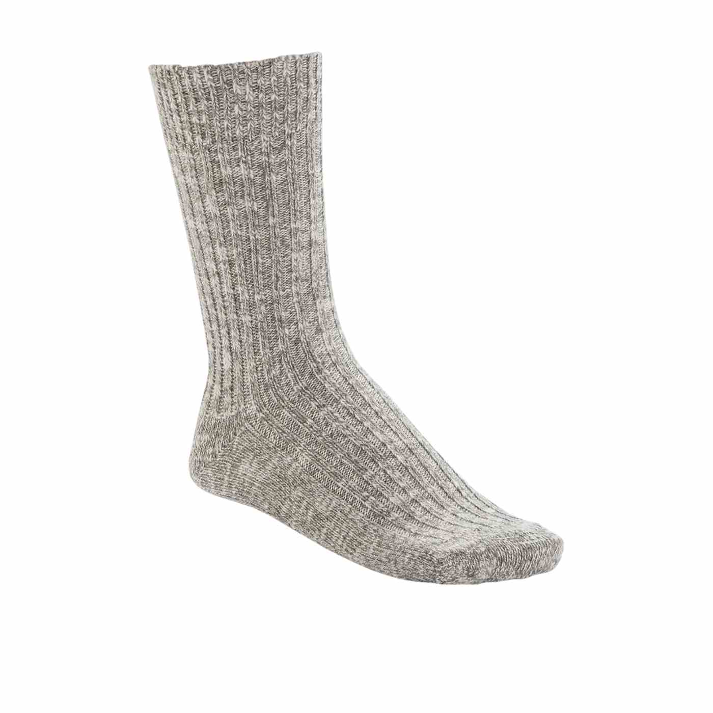 Cotton Slub - Men's Grey White