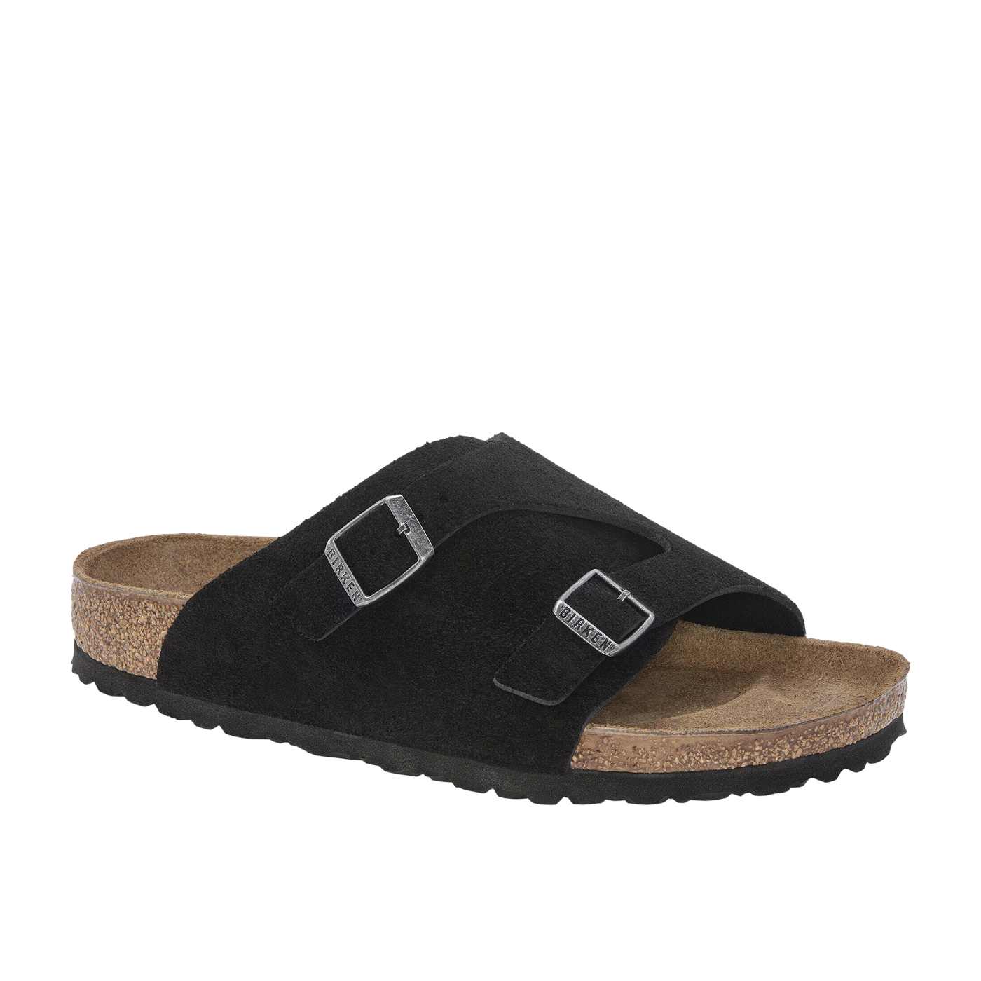 Zurich Suede Leather - Black (REGULAR FIT)