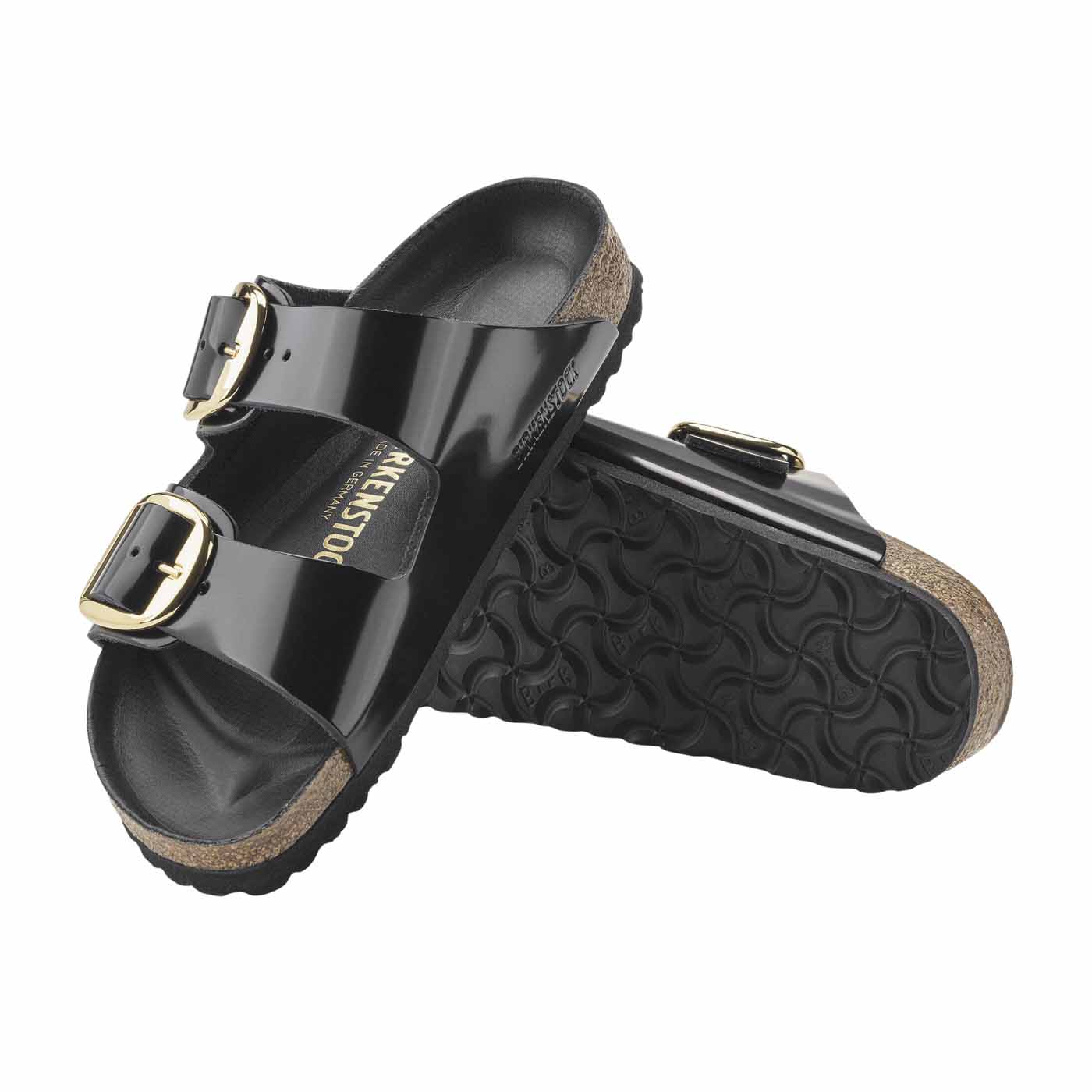 Arizona Big Buckle High Shine Leather Patent - Black Natural (REGULAR FIT) - Image 9