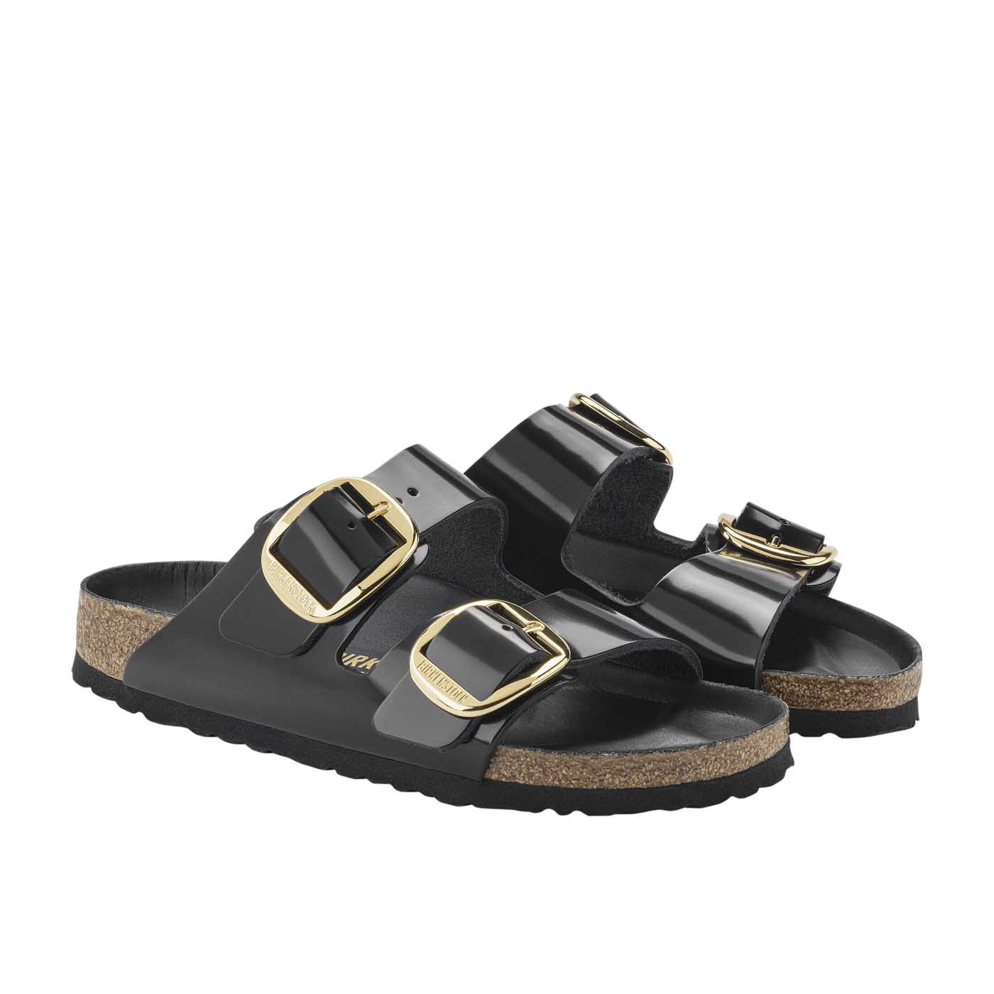 Arizona Big Buckle High Shine Leather Patent - Black Natural (REGULAR FIT) - Image 3