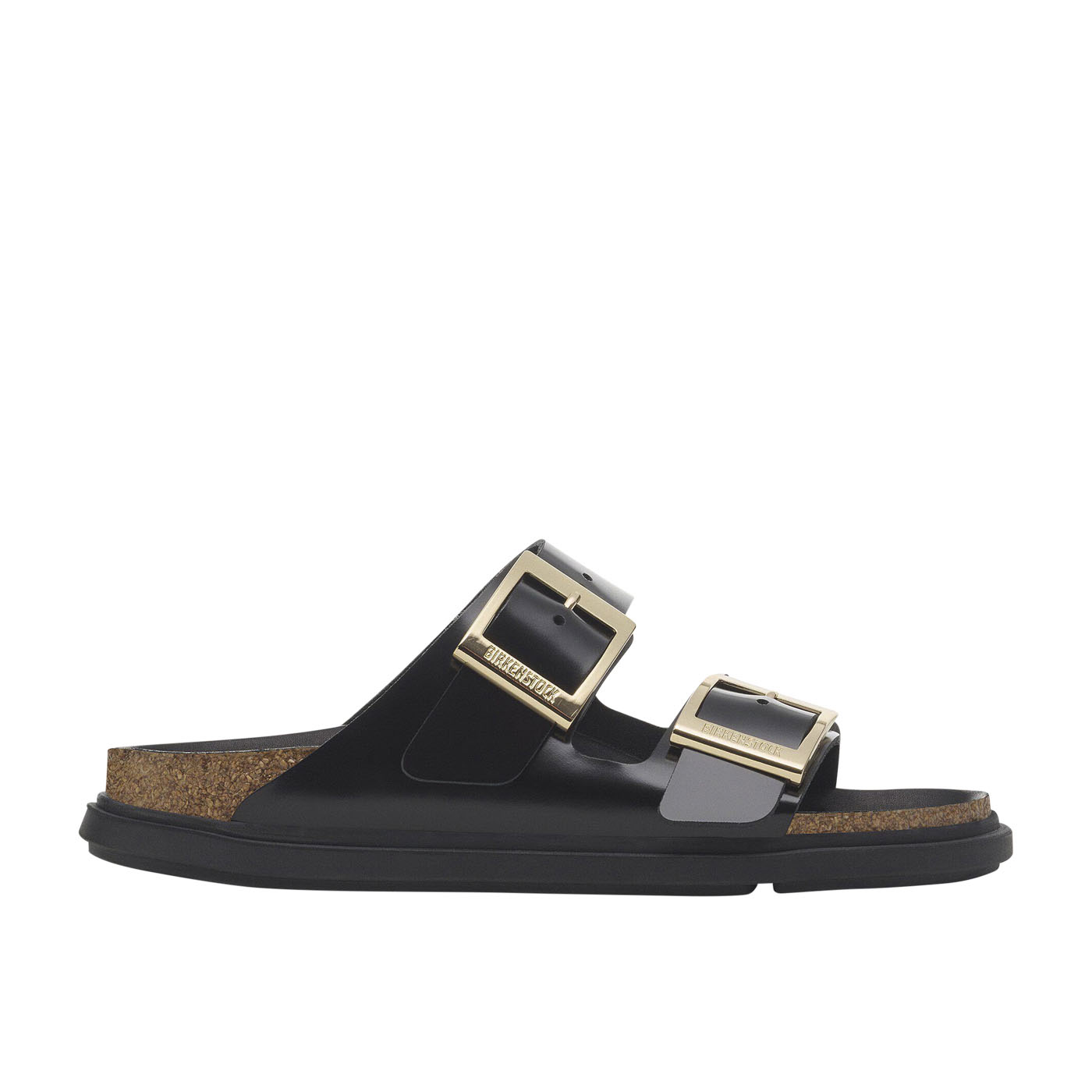 Arizona Droplet Buckle High Shine Leather Patent - Black Natural (REGULAR FIT) - Image 2