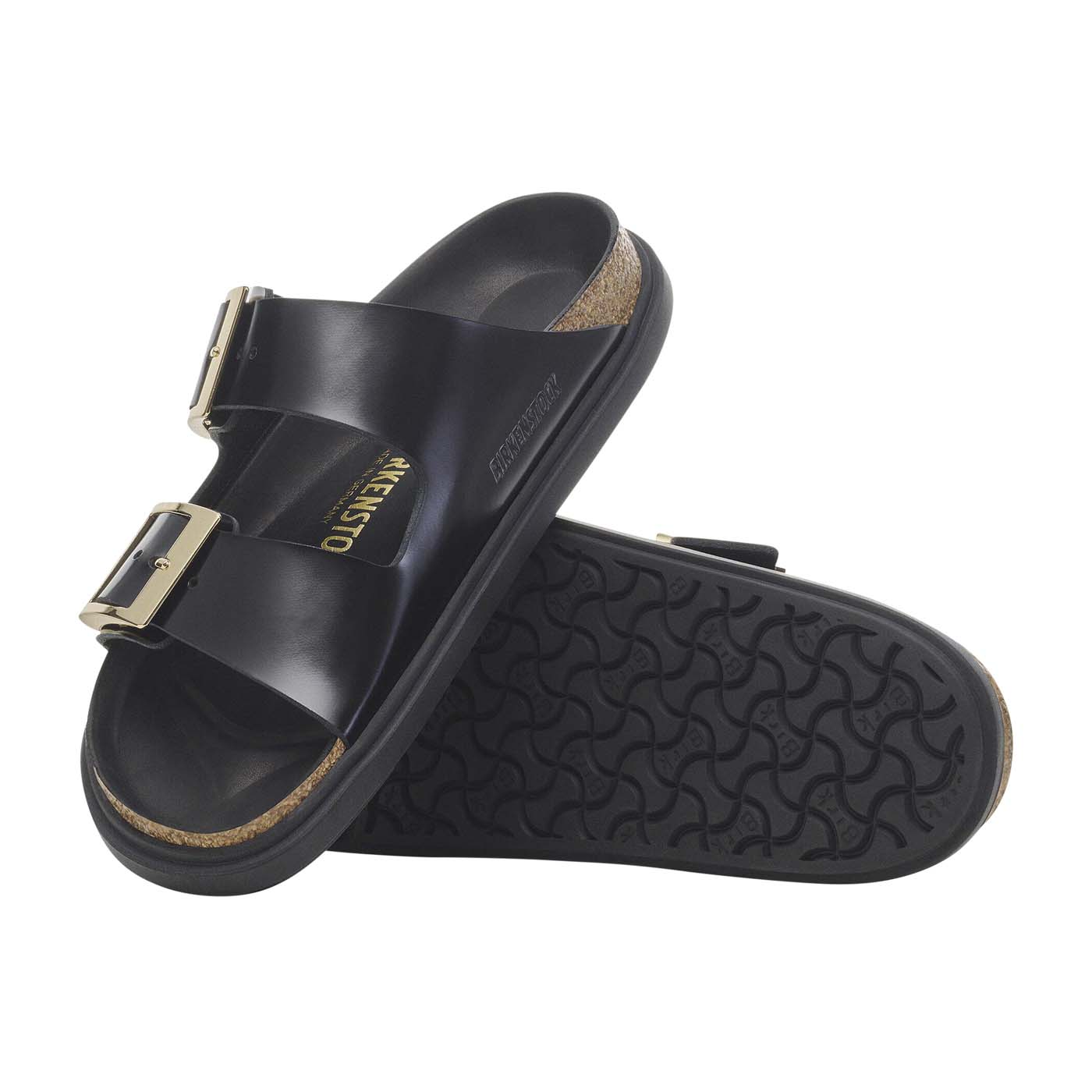 Arizona Droplet Buckle High Shine Leather Patent - Black Natural (REGULAR FIT) - Image 8