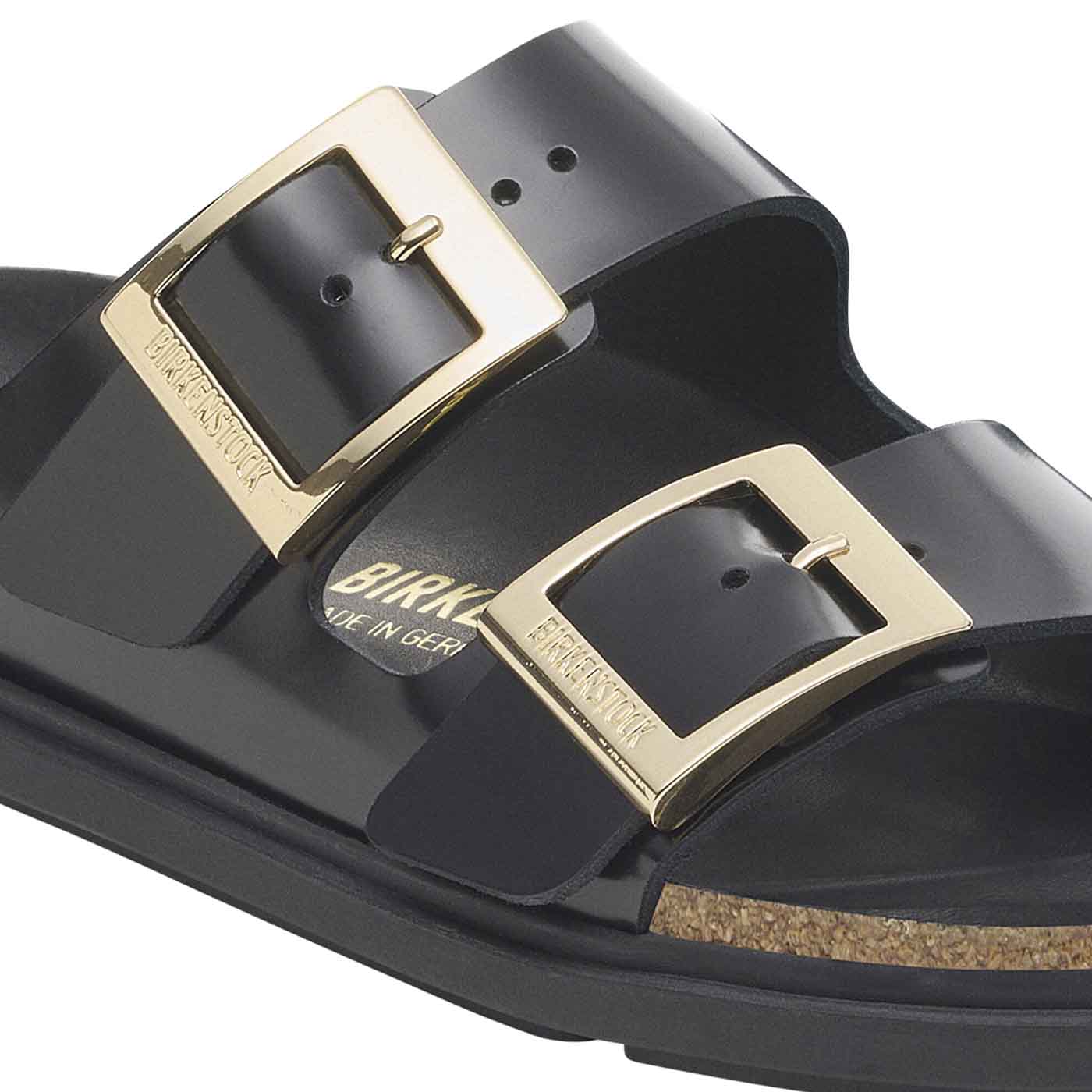 Arizona Droplet Buckle High Shine Leather Patent - Black Natural (REGULAR FIT) - Image 5
