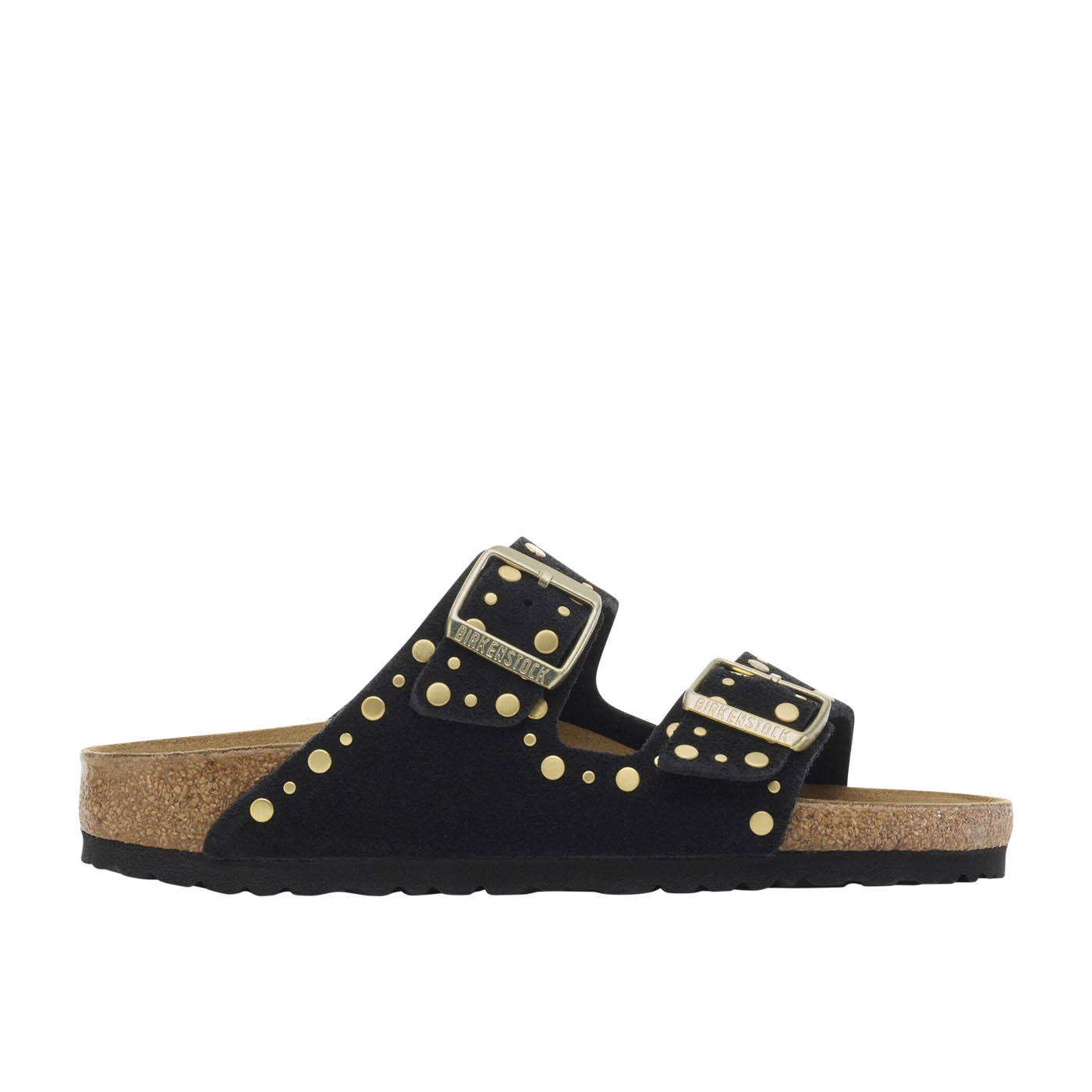 Arizona Rivet Suede Leather - Black (REGULAR FIT) - Image 2