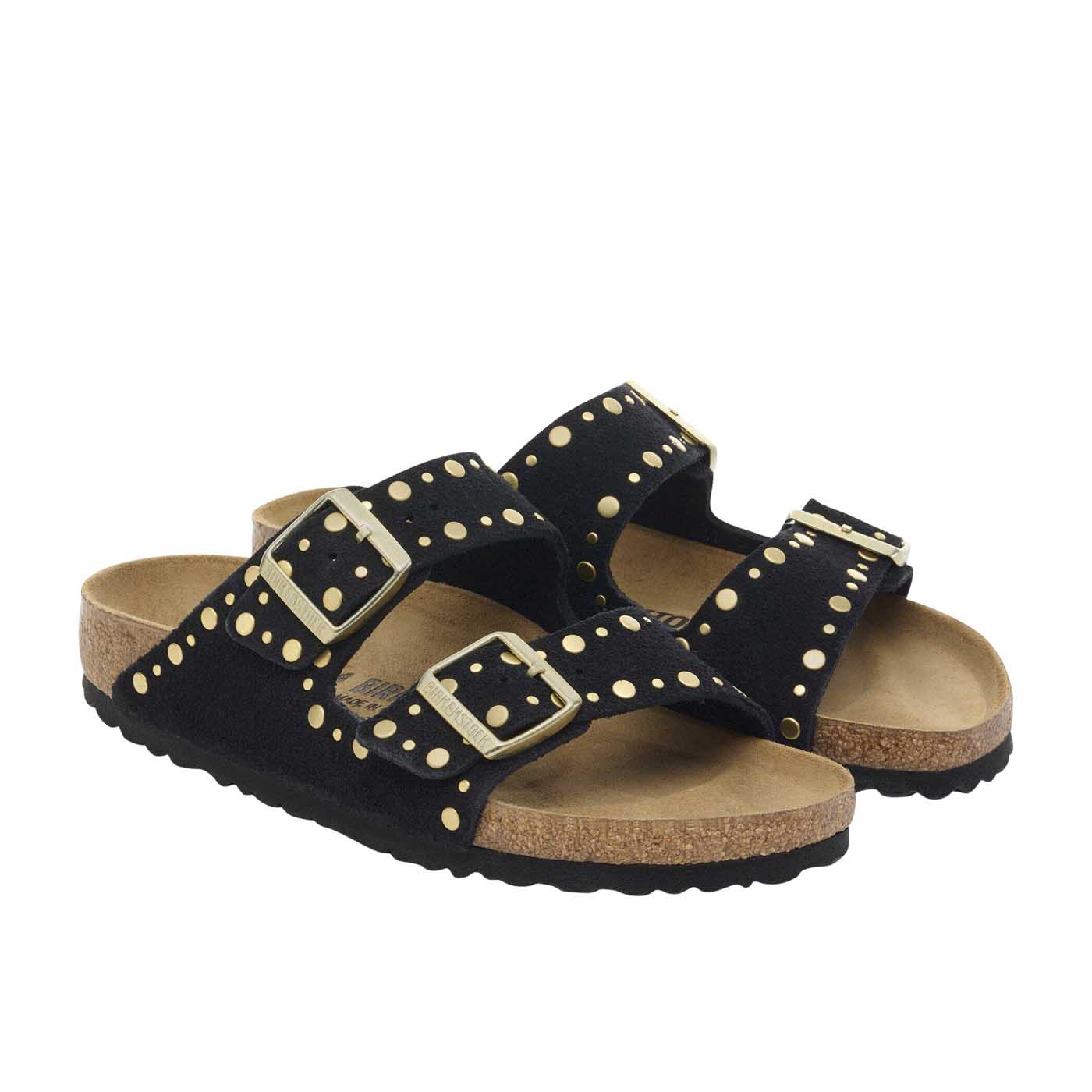 Arizona Rivet Suede Leather - Black (REGULAR FIT) - Image 3