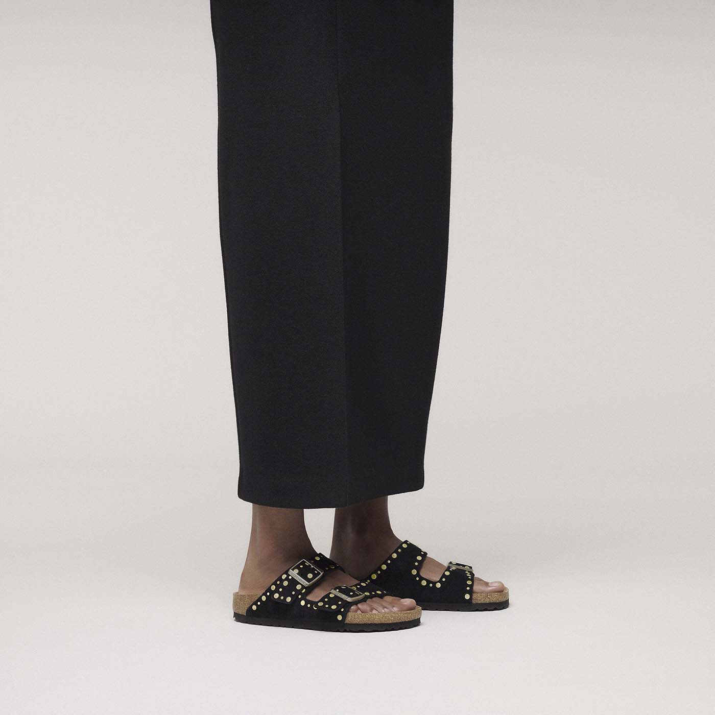 Arizona Rivet Suede Leather - Black (REGULAR FIT) - Image 7