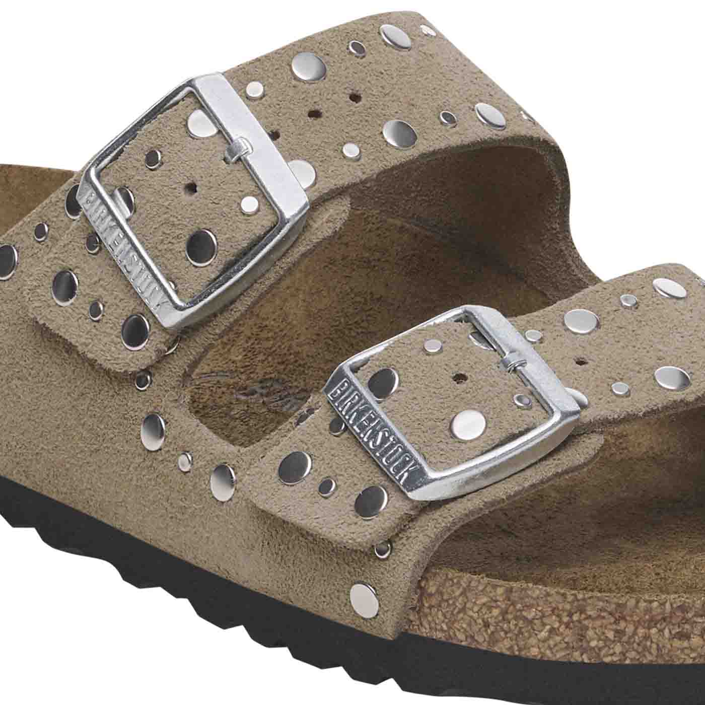 Arizona Rivet Suede Leather - Taupe (REGULAR FIT) - Image 5
