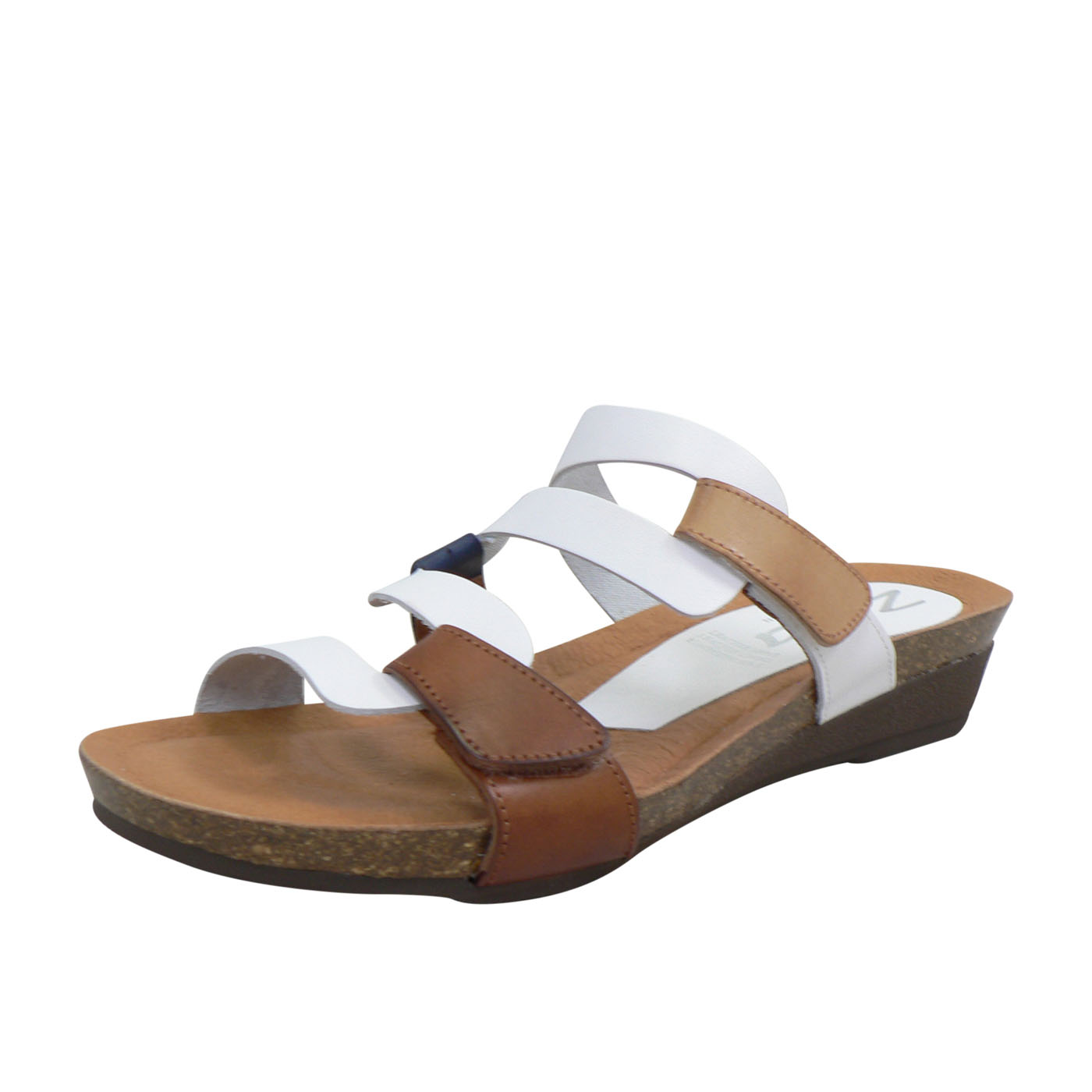 Osmia - Cuero/Blanco/Natural Marino